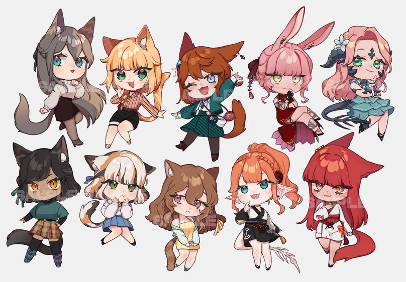 OC chibi's for didiputter